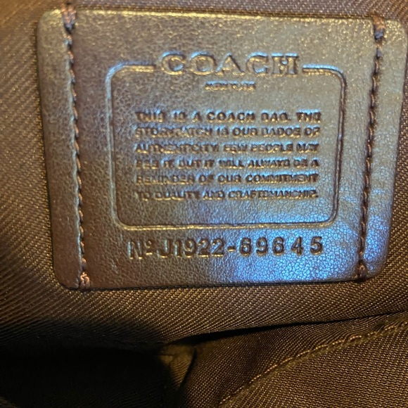 Coach Gray and Black Tote Bag - Picture 2 of 8